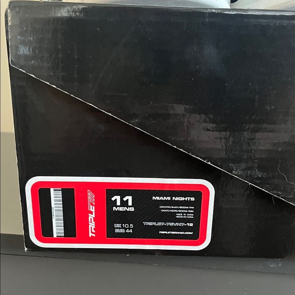 Triple 7 Men's Athletic Shoes - Pink, Teal, and Black - Picture 4 of 6